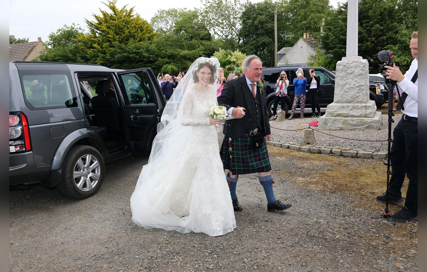 Kit Harington And Rose Leslie Marry In Scotland