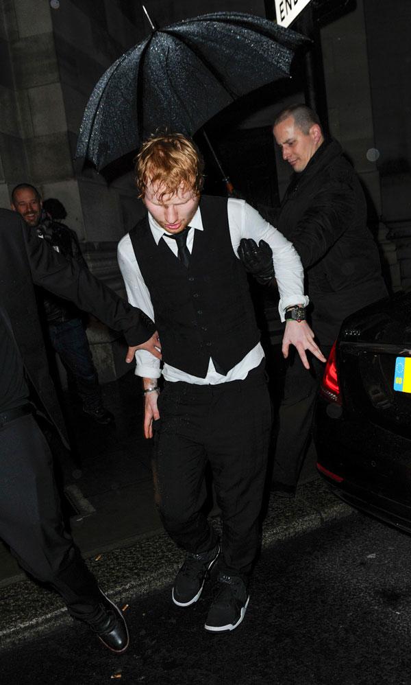 Ed Sheeran Drunk At Brit Awards