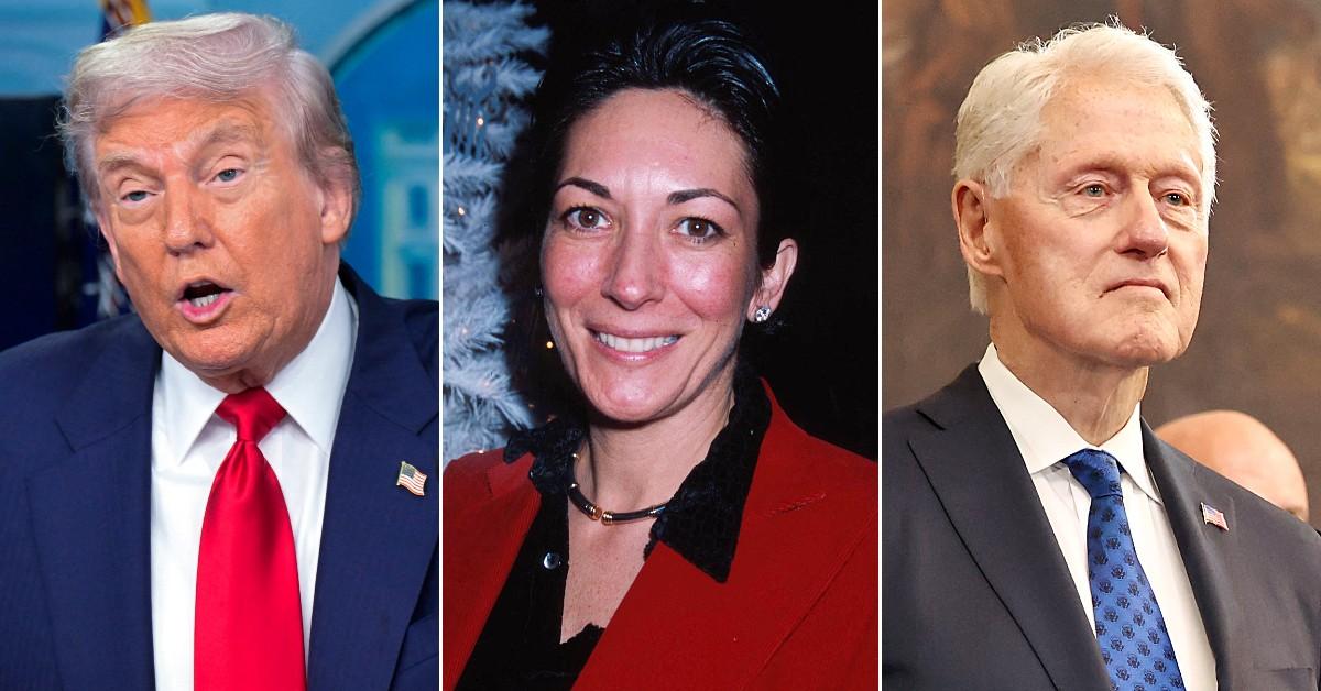 Donald Trump, Ghislaine Maxwell, Bill Clinton