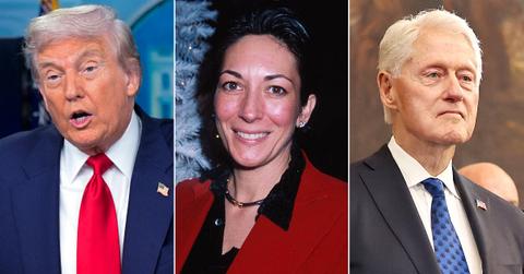 Donald Trump, Ghislaine Maxwell, Bill Clinton