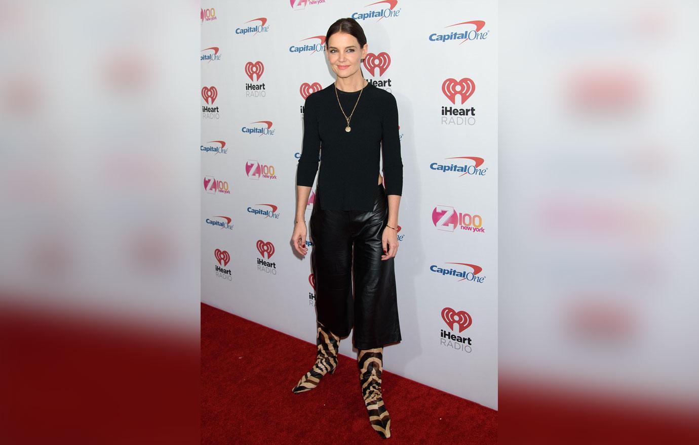 Katie Holmes Poses Alone At Jingle Ball After Jamie Split