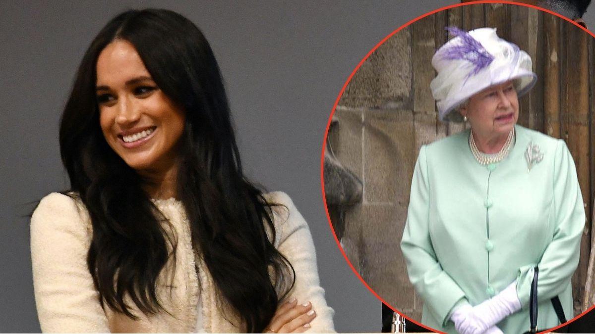 Photo of Meghan Markle and Queen Elizabeth