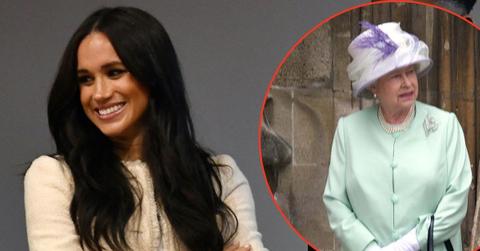 Photo of Meghan Markle and Queen Elizabeth