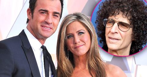 //howard stern jennifer aniston justin theroux wedding pp