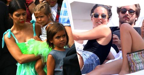 //kourtney kardashian scott disick breakup supervised visits kids