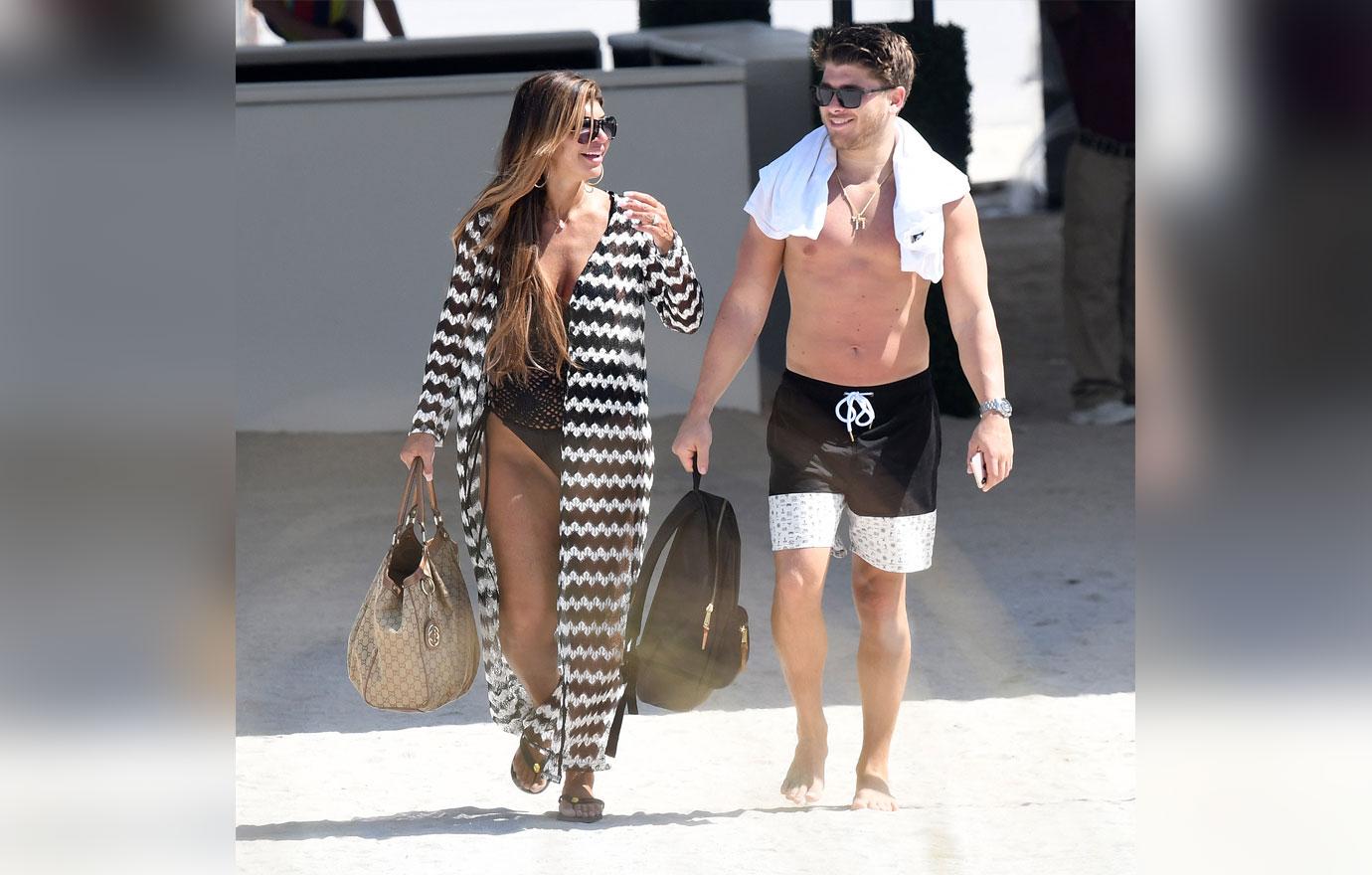 Teresa Giudice and Blake Schreck at Beach