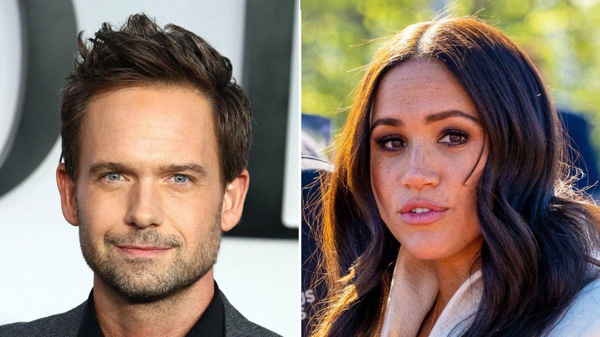 picture of Patrick J. Adams and Meghan Markle