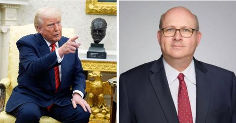 Split photo of Donald Trump, Marc Ellis