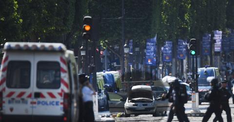 Car Packed With Explosives Rams Into Police On Champs-Elysees