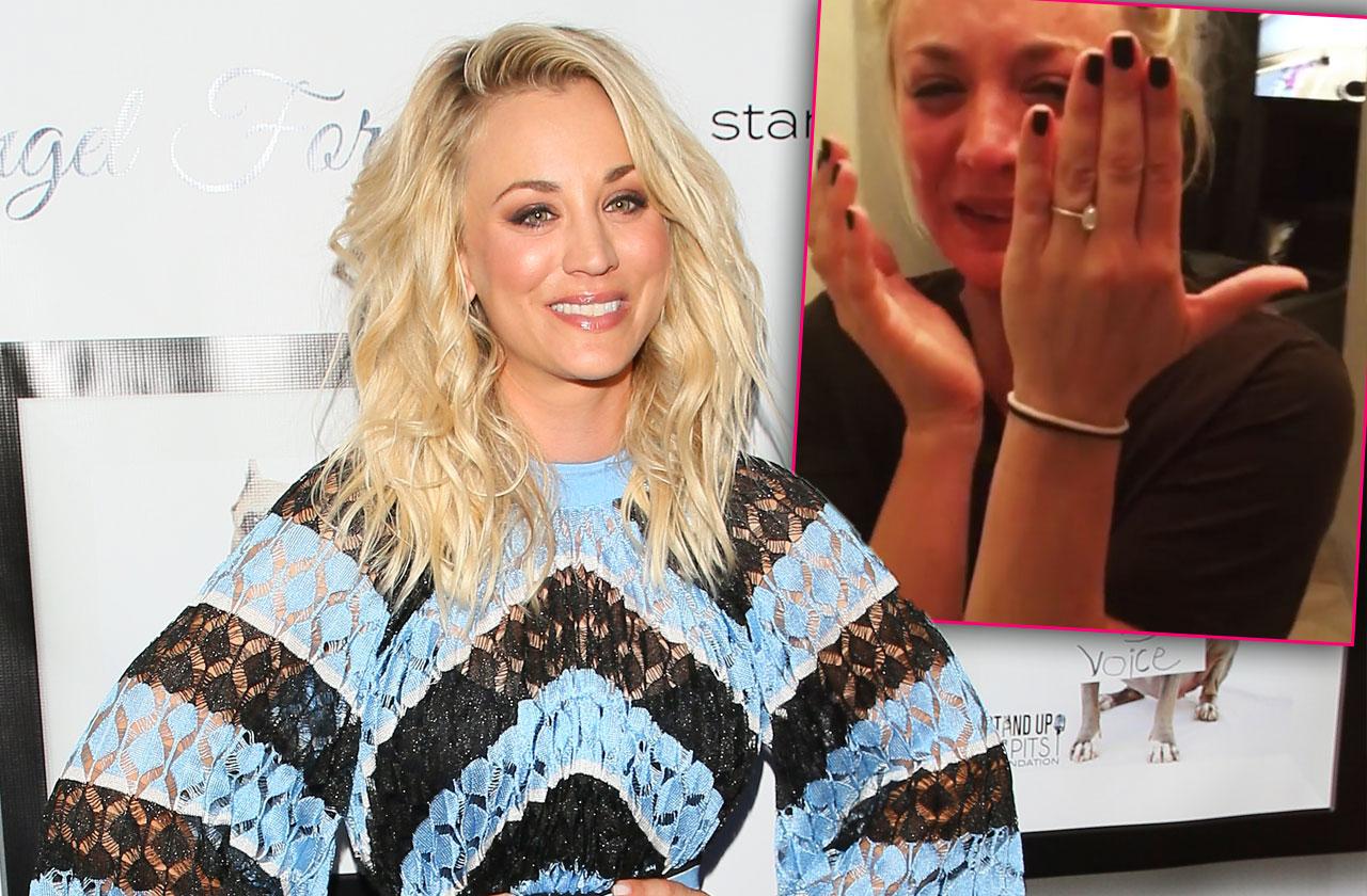 Kaley Cuoco Cries Karl Cook Proposal Video