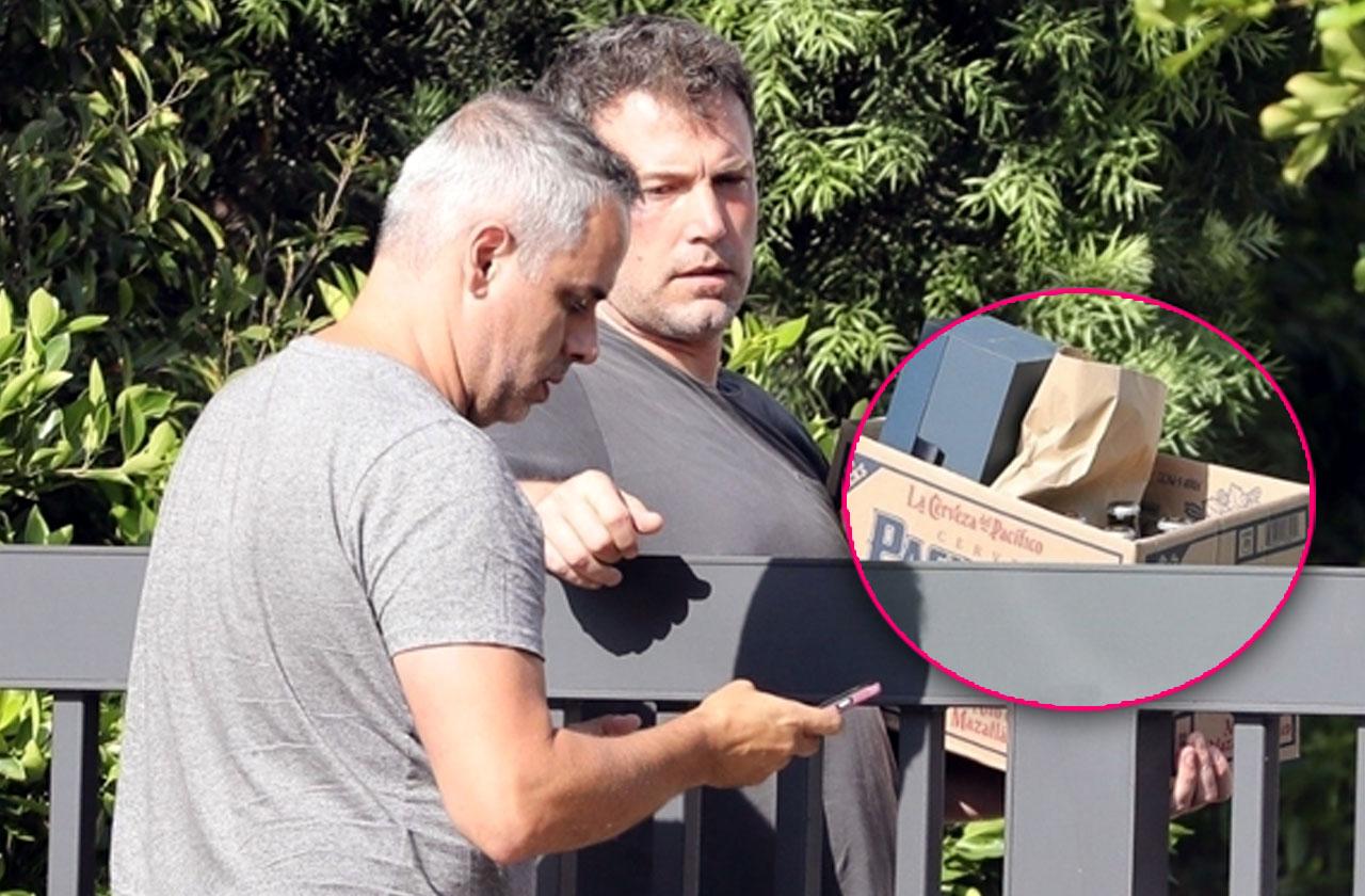 //ben affleck adult beverage brown bag pp