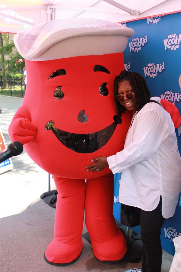 //Whoopi Goldberg and Kool Aid Man_