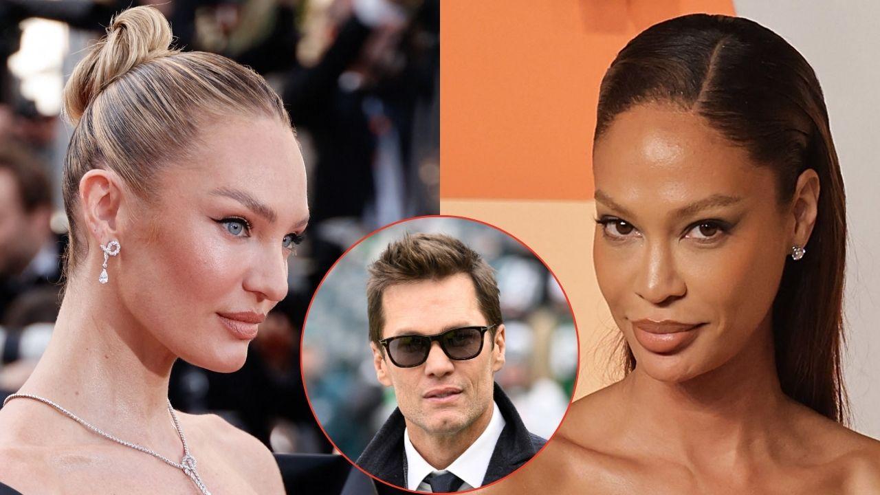 picture of Candice Swanepoel, Tom Brady and Joan Smalls