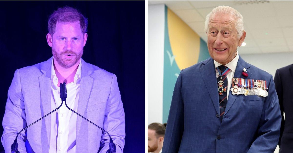 Photo of Prince Harry and King Charles