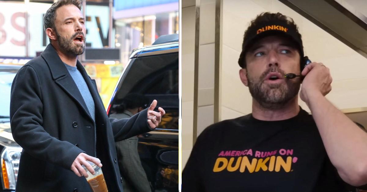 Ben Affleck Caught Drinking Starbucks Weeks After Signing Eight Figure