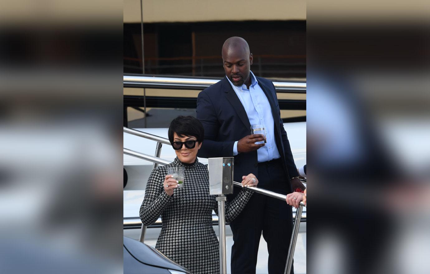 Kris Jenner And Corey Gamble Party In Monaco