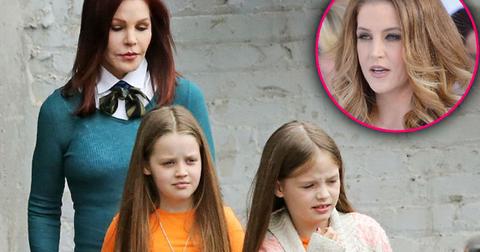 Lisa Marie Presley Twins Girls Photos -- With Priscilla Presley In