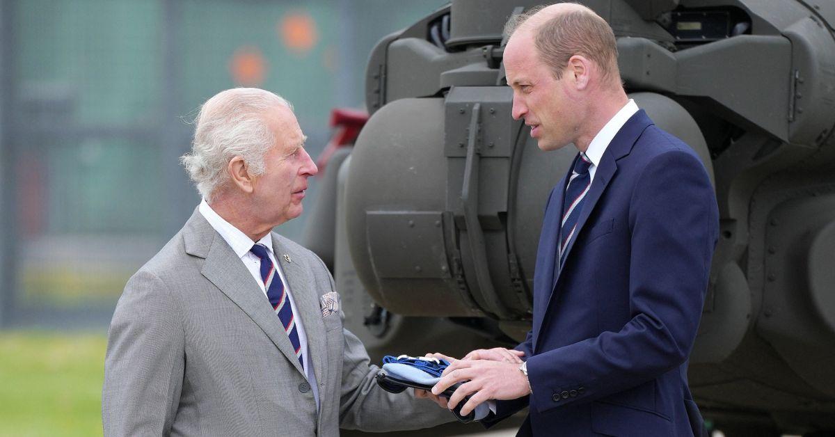 Composite photo of King Charles, Prince William