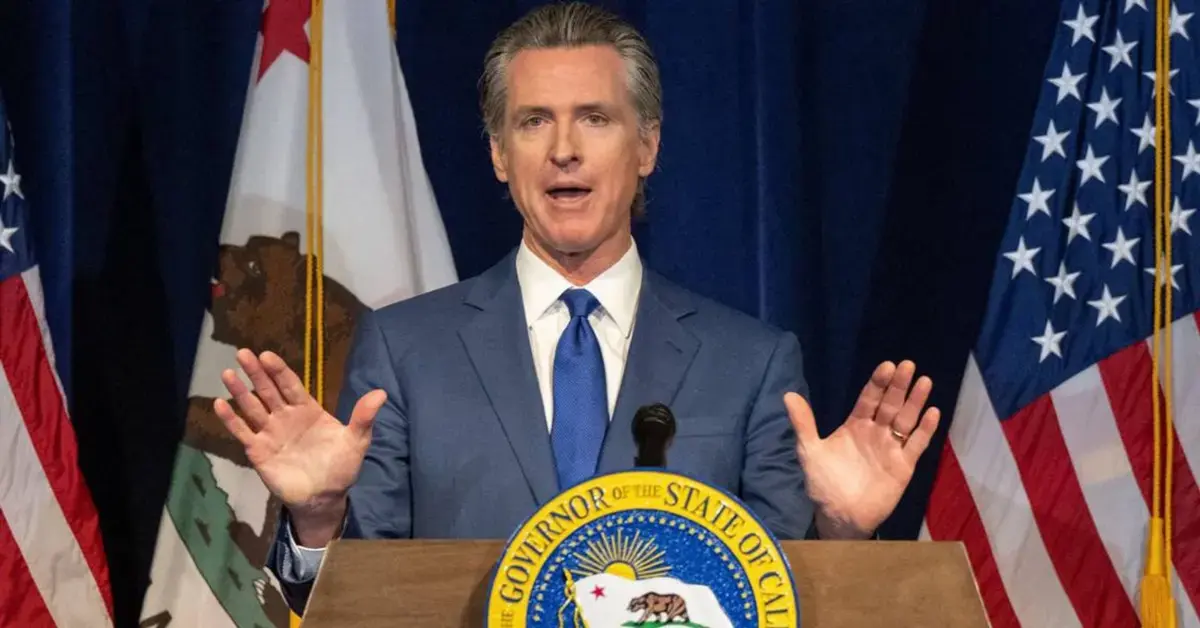 gavin newsom attacked john fetterman shadow campaign biden  governor poll numbers disapproving california voters