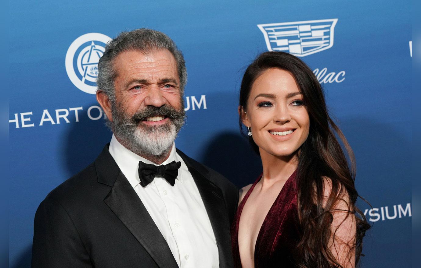 Mel Gibson And Young Baby Mama Rosalind Ross Attend Charity Gala