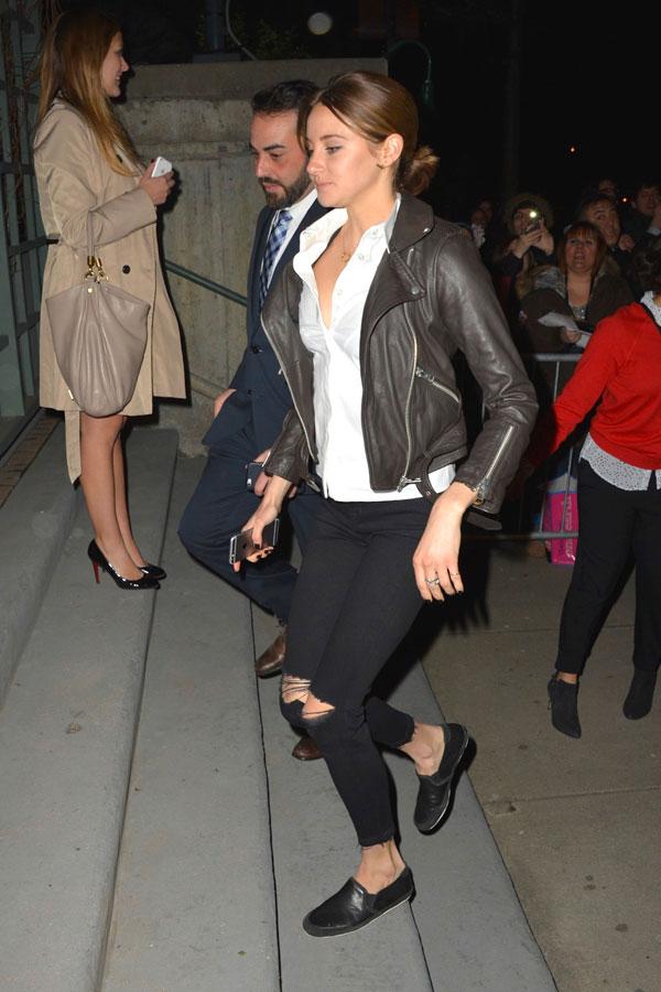 Shailene Woodley Barefoot NYC