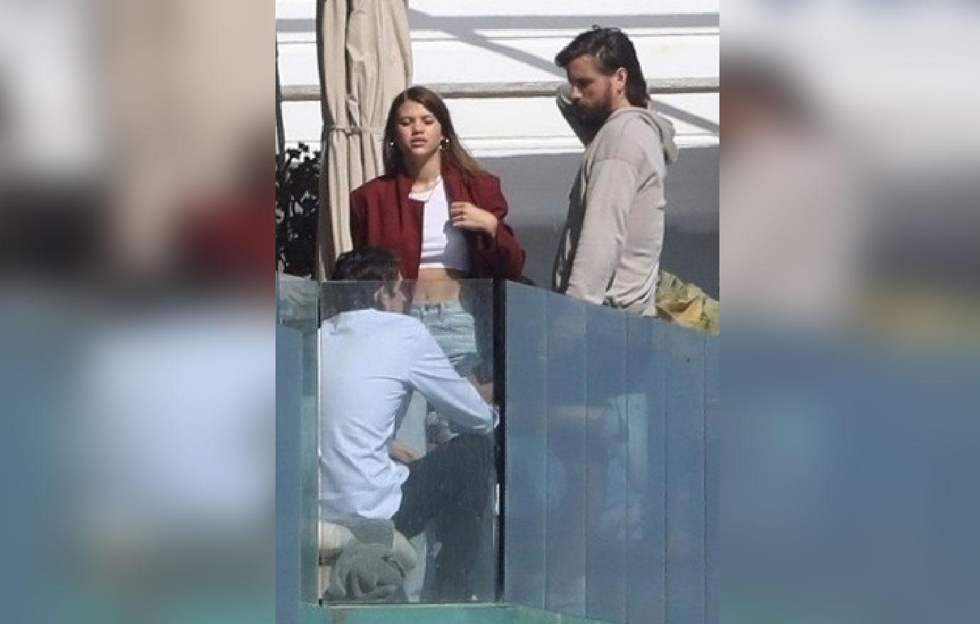 Scott Disick Sofia Richie Attend Malibu Beach House