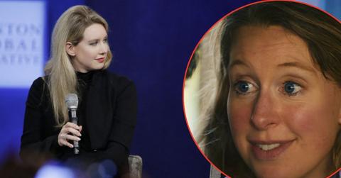 A photo of Elizabeth Holmes alongside a photo of Elizabeth Holmes