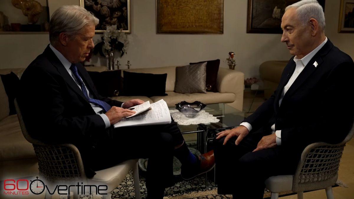 Major Garrett With Israeli Prime Minister Benjamin Netanyahu on '60 Minutes'