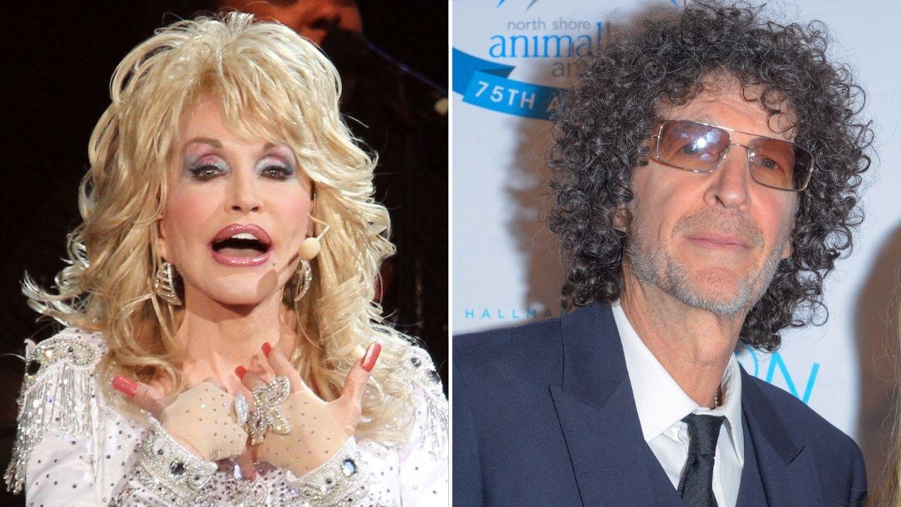 Photo of Dolly Parton, Howard Stern