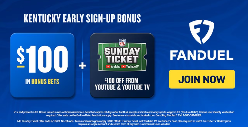 Bet $5, Get $200 Bonus for Chiefs vs. Lions with Today's FanDuel Promo Code  + $100 off NFL Sunday Ticket 