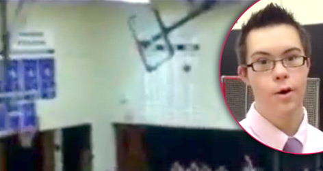 //down syndrome kid basketball