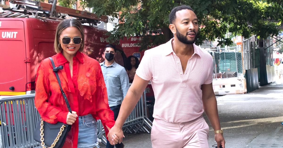 chrissy teigen pregnant expecting rainbow baby with john legend