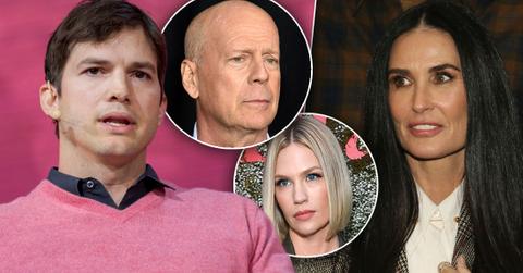 Ashton Kutcher Accused Ex January Jones Of Affair With Bruce Willis, Demi Moore Claims