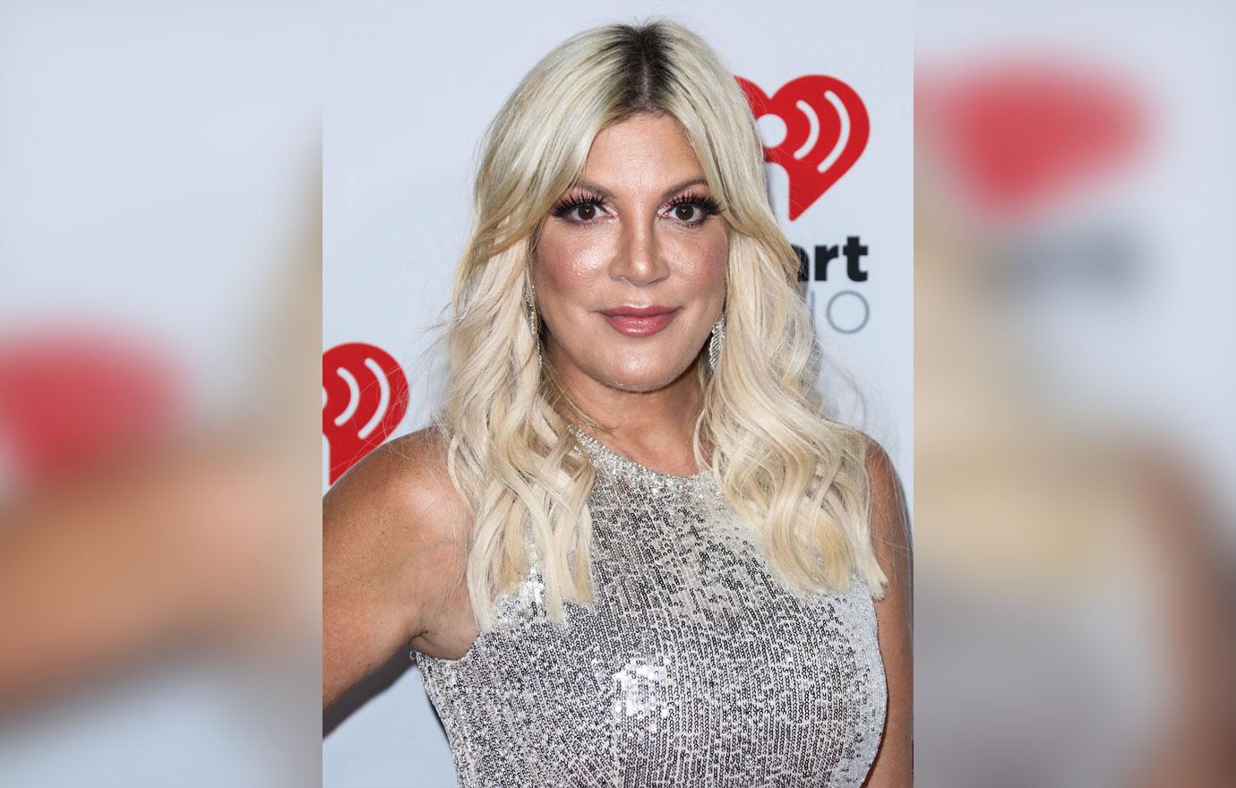 Tori Spelling And Family Red Carpet Amid Money Woes