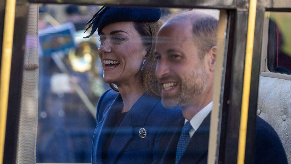 A photo of Kate Middleton and Prince William