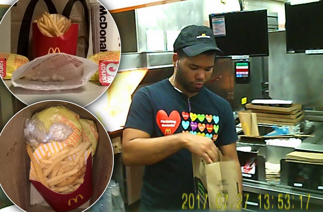 McDonald's Employee Charged Cocaine