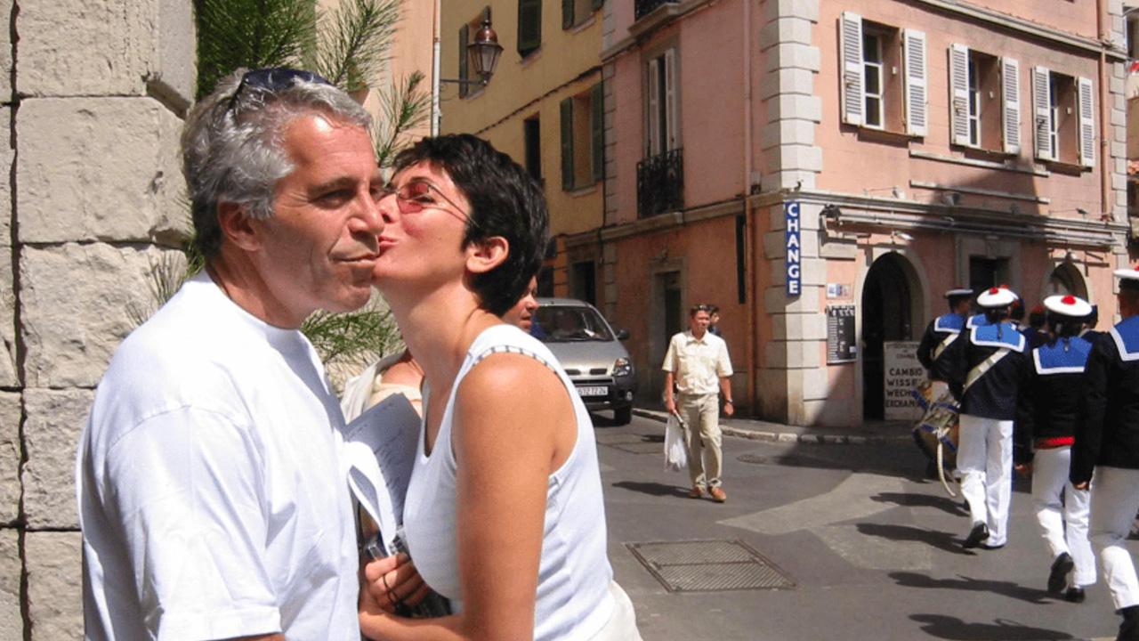 Photo of Jeffrey Epstein, Ghislaine Maxwell