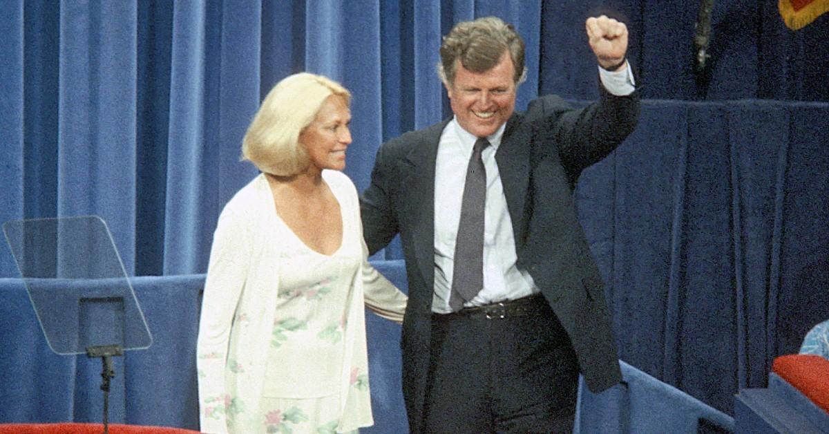 Photo of Joan Kennedy with Ted Kennedy