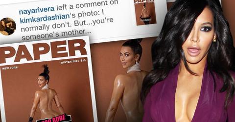 //naya rivera blasts kim kardashian paper mag cover