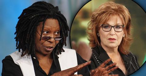 The View Whoopi Goldberg Joy Behar Fighting Show