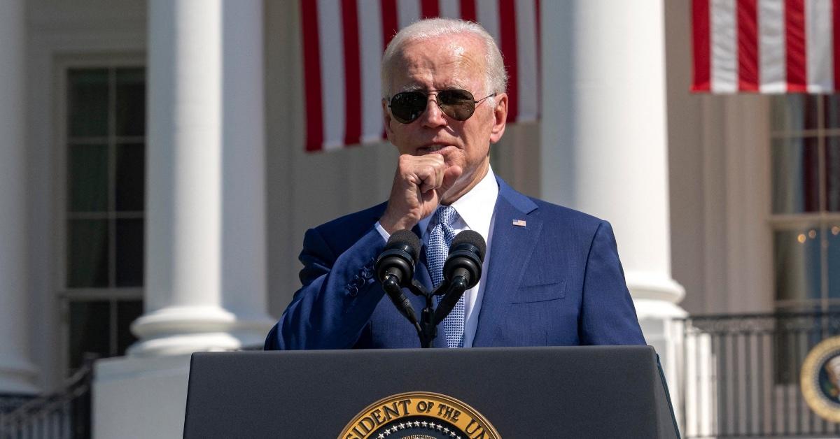 president biden cant stop coughing during chips bill signing speech