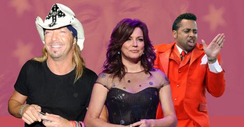 Photo of Bret Michaels. Martina McBride and Morris Day