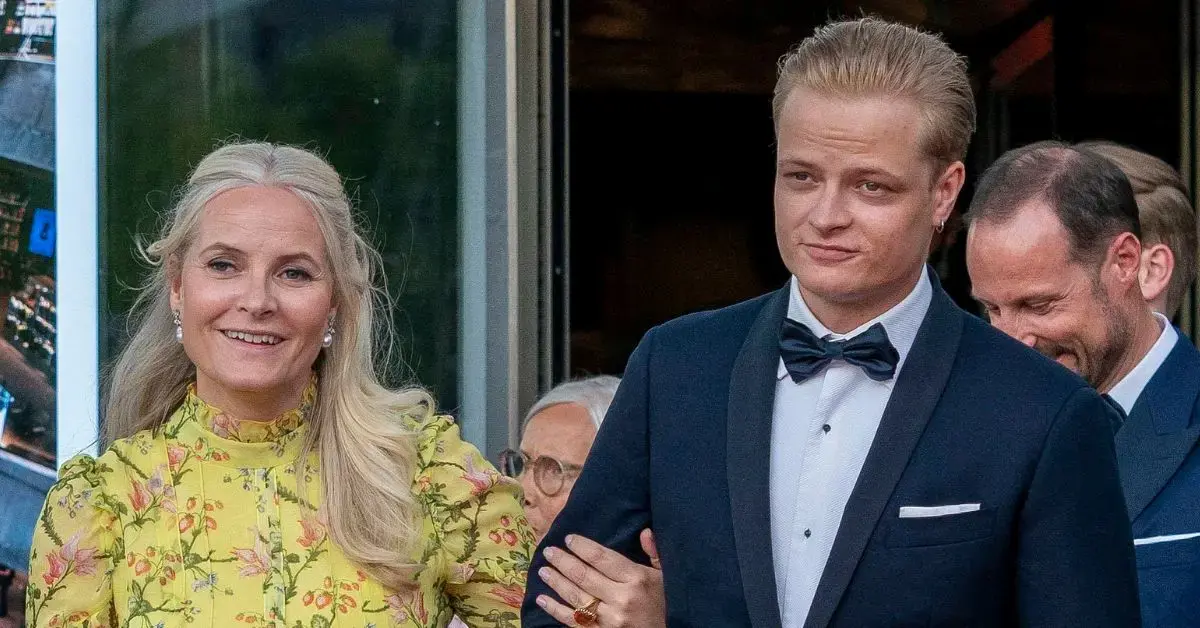 Photo of Marius Borg Hoiby and Princess Mette-Marit