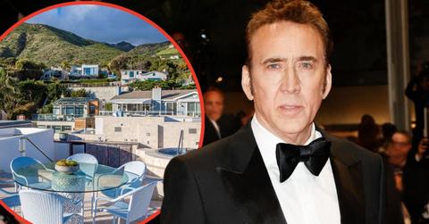 Photo of Nicolas Cage and his Malibu mansion.