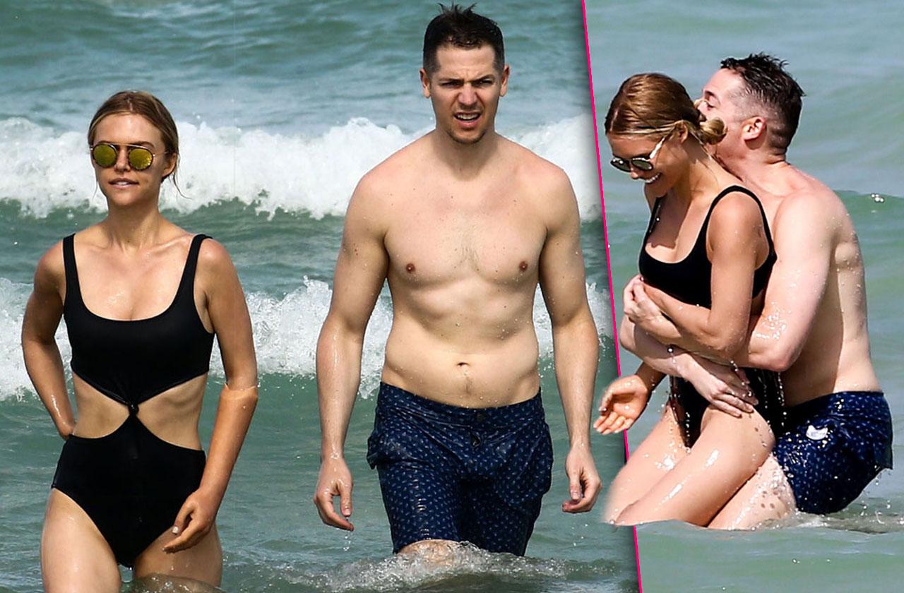 Jason Kennedy Shirtless Lauren Scruggs Bikini Miami