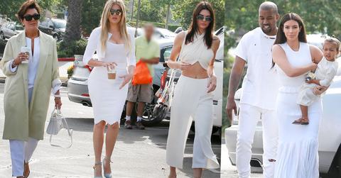 Kardashian Family Attends Church For Easter Sunday