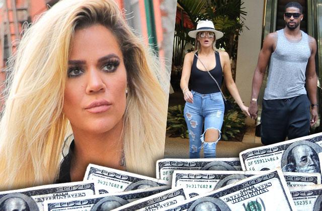 khloe kardashian tristan thompson money