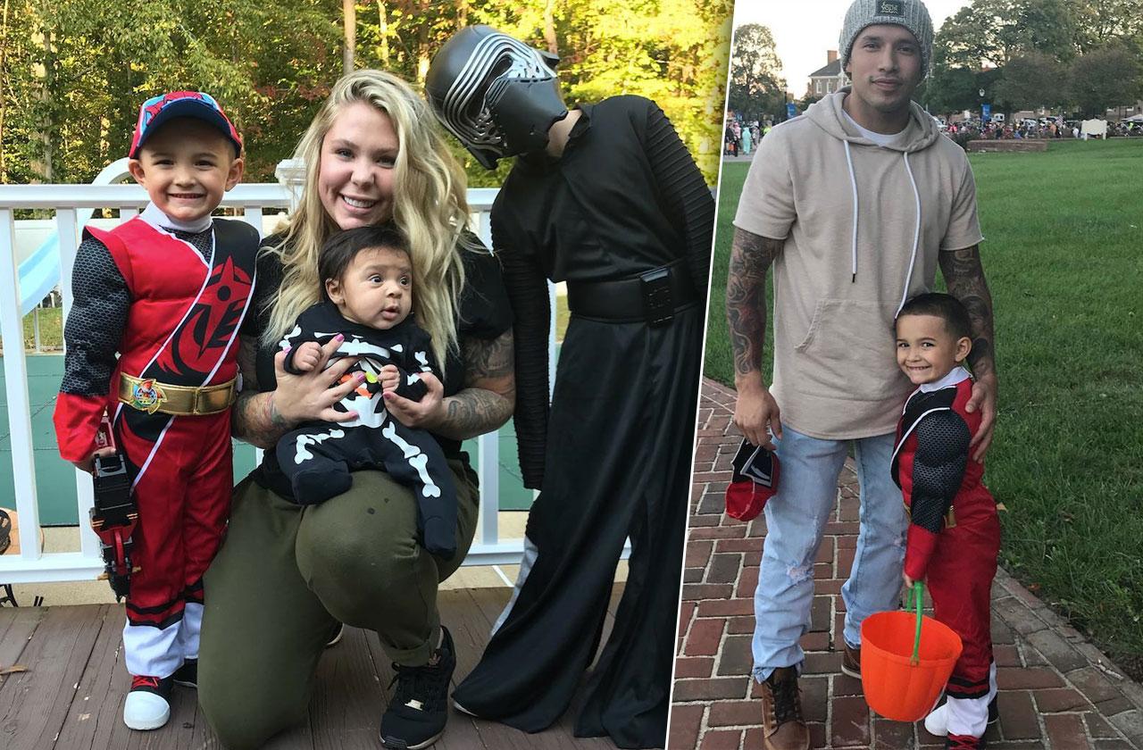 kailyn lowry javi marroquin separate birthday parties son briana dejesus feud teen mom 2