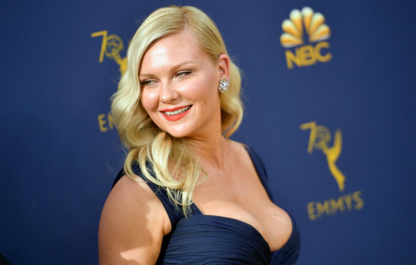 Kirsten Dunst attended the 70th Emmy Awards at Microsoft Theater on September 17, 2018 in Los Angeles, California.