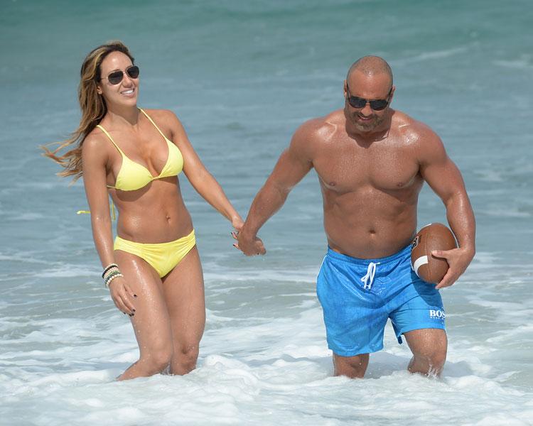 //melissa gorga and joe gorga beach